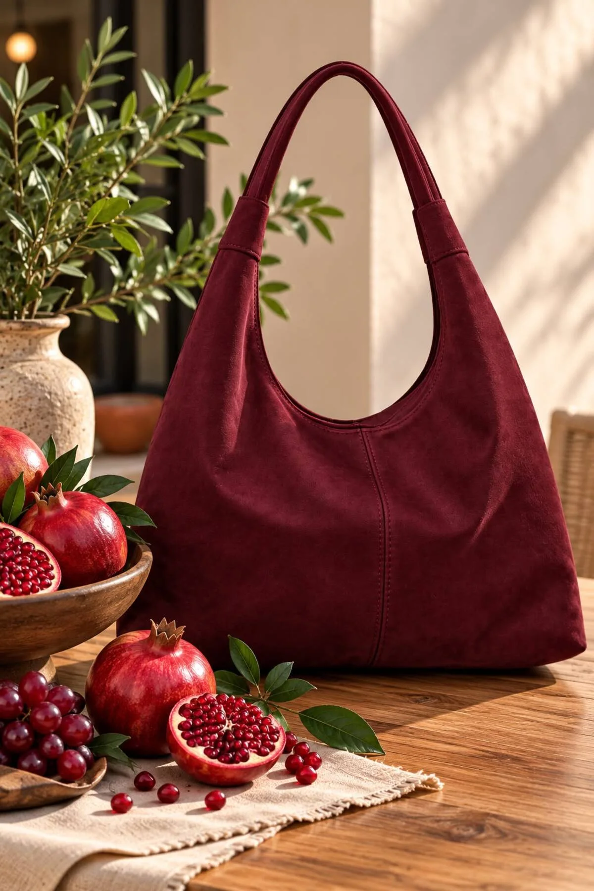 Kadın büyük boy omuz Tote Suet çanta geniş hacimli uzunluk 36cm genıslıkl 10 cm eni 42