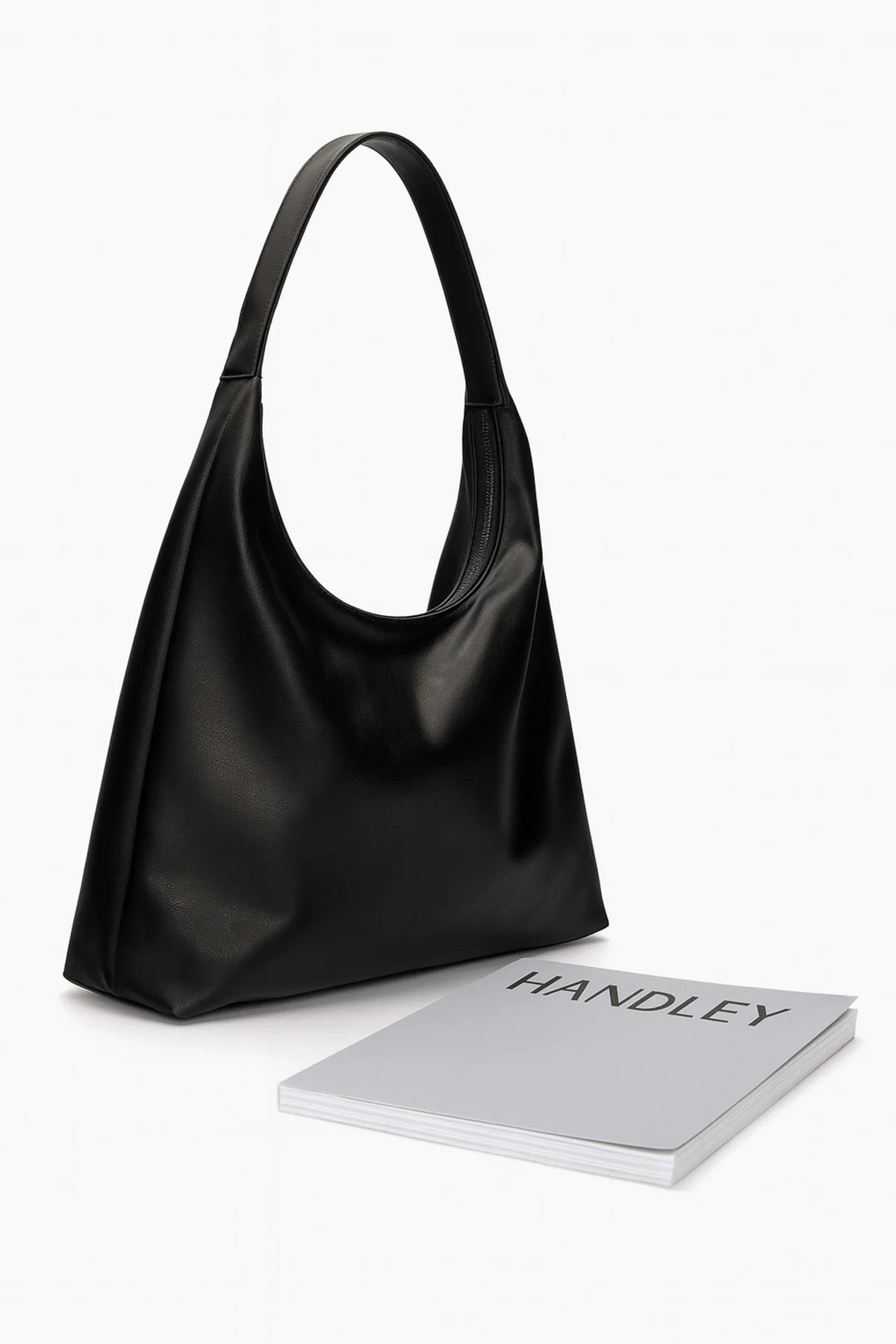 Elegant Shopper Suni Deri Omuz Çantası