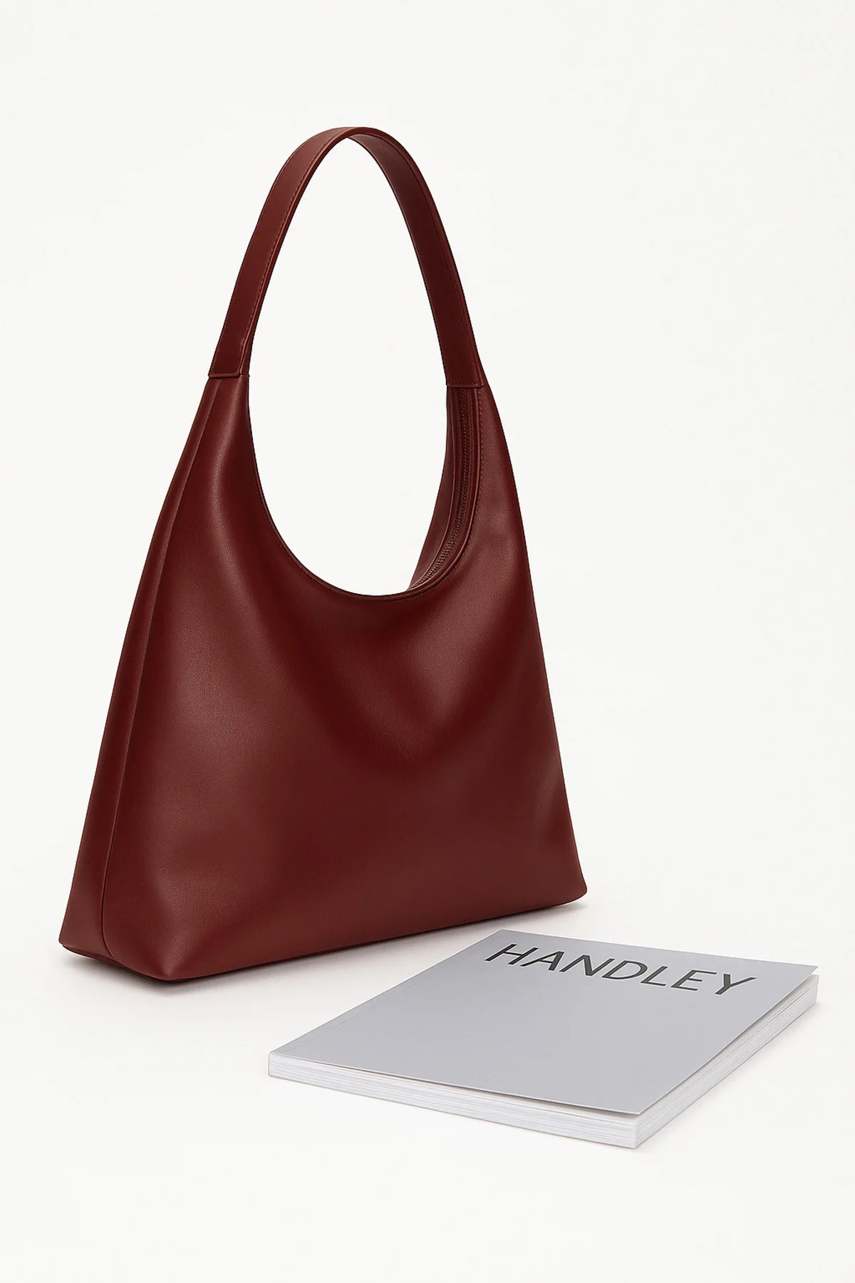 Elegant Shopper Suni Deri Omuz Çantası