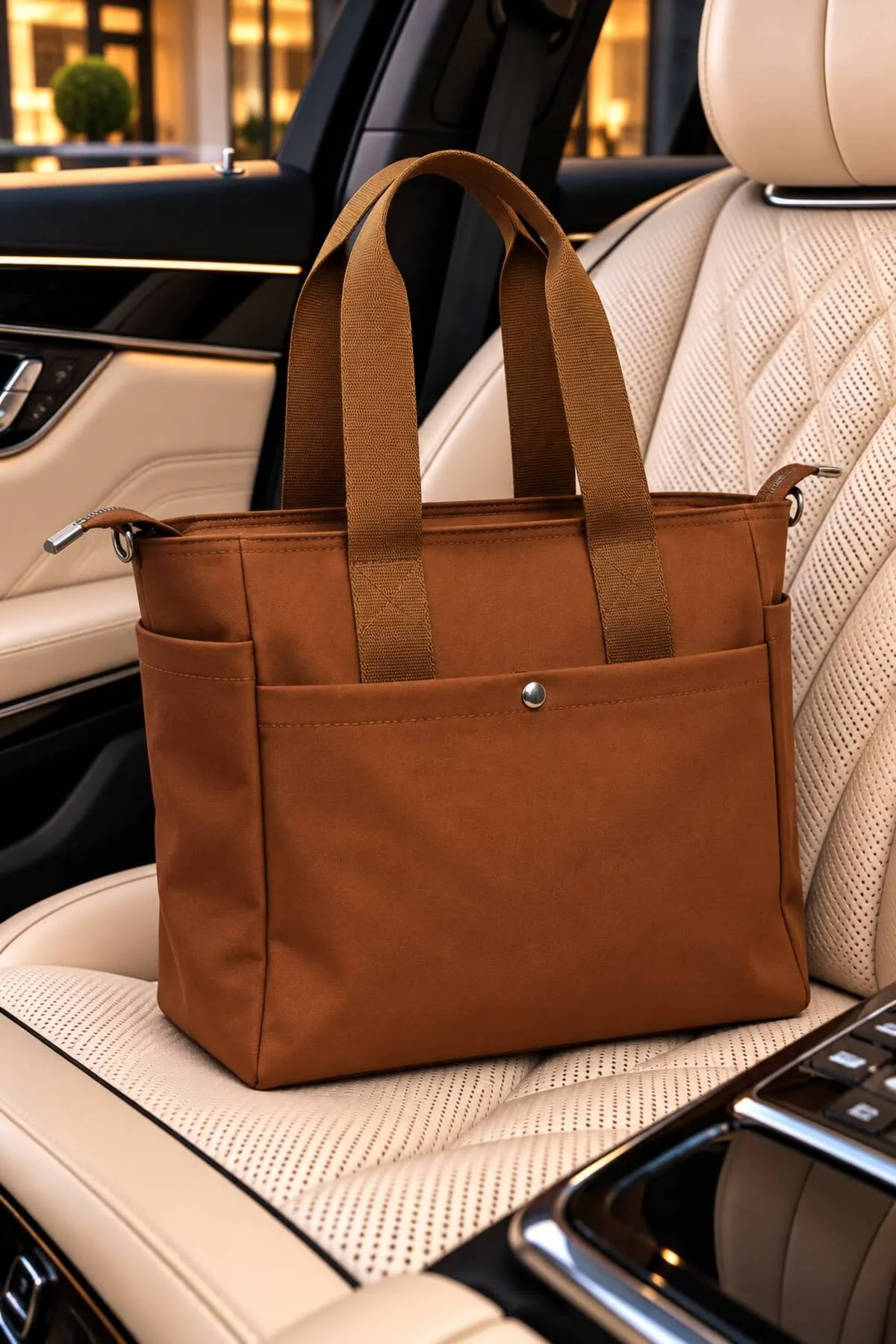 KADIN TOTE ÇANTA BÜYÜK KAPASİTELİ ÇOK GÖZLÜ KOLON ASKILI SU GEÇİRMEZ SHOPPER
