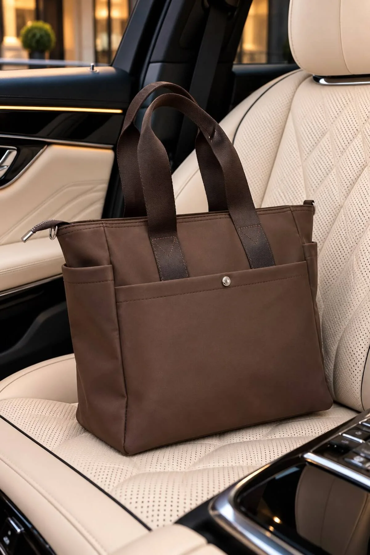 KADIN TOTE ÇANTA BÜYÜK KAPASİTELİ ÇOK GÖZLÜ KOLON ASKILI SU GEÇİRMEZ SHOPPER